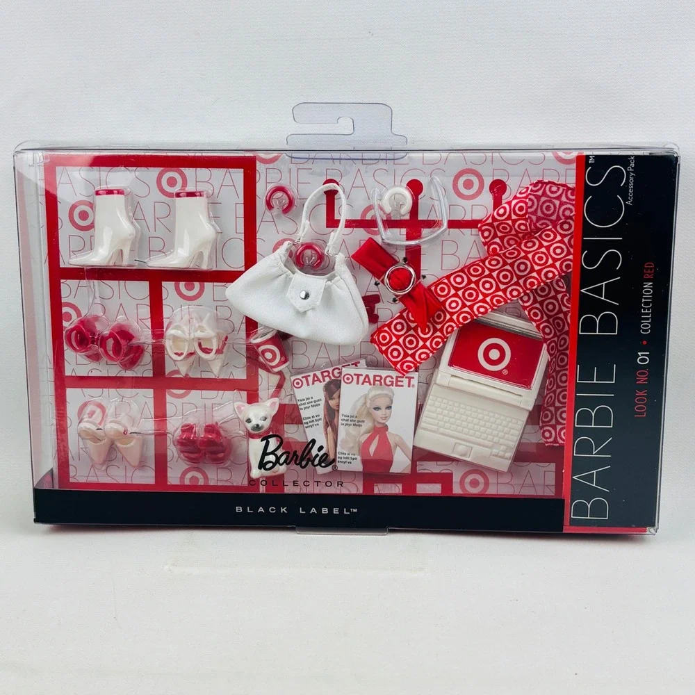 Barbie Basics Look No 01 Collection Red Target Accessory Pack Black Label V0337